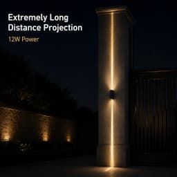 Modern Minimalist 12W LED Outdoor Wall Light Waterproof IP65 Up Down Narrow Beam Aluminum Porch Sconce Garden Lamp AC85-265V