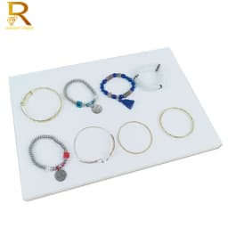1pc Velvet Earring Jewelry Holder Soft Sponge Stud Organizer Store Counter Jewelry Pad Raiser Ring Storage Display Stand Sheet