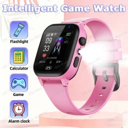 Children's Smartwatch Boy and Girl HD Call LED Flashlight SOS LBS Location Waterproof GPS Alarm Clock Step Count Smart Watch H10