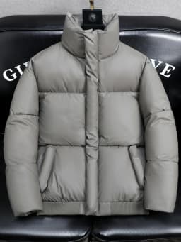 2025 Winter Men's Thickened down Cotton Jacket PU Leather Cold Resistance Warm Fashionable City Style Long Sleeve Regular Fit