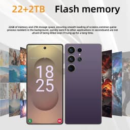 2025 Original phone S27 ultra 7.3 inch HD 4K Android 15 22GB+2TB 8000mAh Battery 4G 5G Dual Sim Card WiFi GPS Google