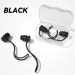 Swimming Earplugs with Rope for Easy Attachment and to Prevent Loss. Three-Layer Sound Insulation. Soft Silicone Earplugs.