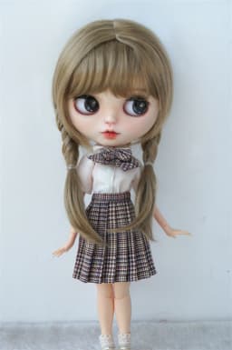 Jusuns BJD Wigs JD676 9-10inch 10-11inch 11-12inch Double Ponytail Braid Synthetic Mohair Doll Hair Fashion Doll Accessories