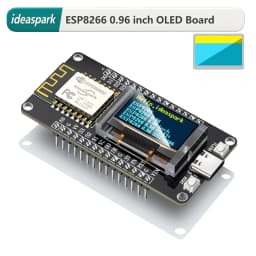 ideaspark ESP8266 Development Board NodeMCU with 0.96 inch OLED Display,Screen Protector Case,CH340,WiFi Wireless TypeC Module