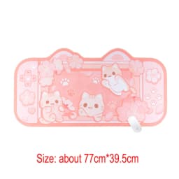 Kawaii Animals Desktop Keyboard Mouse Mats Large Gaming Mat Mousepad Switch PC Computer Laptop Office Table Desk Pad Protector