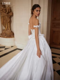 LORIE BOHO A-Line Wedding Dresses Off Shoulder with Glamorous Ruched Sleeveless 2025 Modern Exquisite Bridal Gown Customized