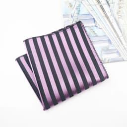 New Pink Dot Striped Pocket Square For Men 22cm Formal Handkerchief Towel Groom Wedding Suit Cravat Hanky Host Chest Small Scarf