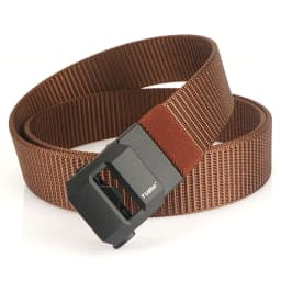 TUSHI Brand Classic High-End Elongated Thickened Men's Tactical Nylon Waist Belt Toothless Smooth Automatic Buckle Canvas Nylon