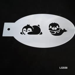PET Stencil For Face Body Face Painting Paint Reusable Templates For Body Arts Cosplay Halloween Christmas Party