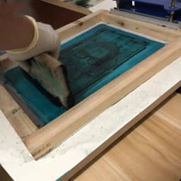Stainless Steel Ink Scraper Screen Printing Squeegee Scraper Board Tools 10-30cm Square Cut Blade