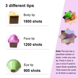 Replacement Tips For Skin Rejuvenation Machine Body Face Eye Cartridges Skin Care Tools Tips Beauty Instrument Accessory