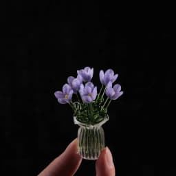 Simulation Glass Flowers 6/7Pcs Artificial Floral Stems for Realistic Home Fresh Decor and Gift Inspiration