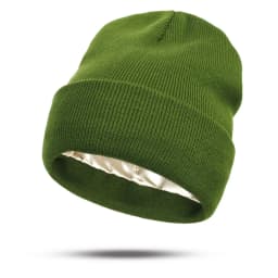Women's Hats for Autumn&Winter-Comfortable Stylish Versatile Warm-Keeping Hairstyle-Protecting Knitted Satin Woolen Hats