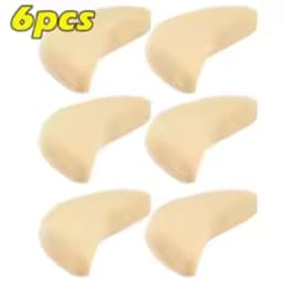 Soft Toe Plug Women High Heel Pain Relief Insert Shoe Palm Cushion Toe Front Filler Sponge Forefoot Pad Adjustable Sizes Insoles