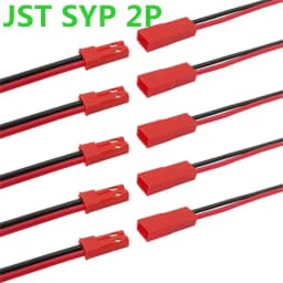 5Pair 2P 3 4Pin JST1.25mm PH 2.0mm XH 2.54mm SM2.5 JST Male Plug Female Jack Socket DIY Electrical Wire Terminal Cable Connector