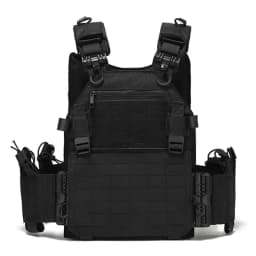 Multi Functional Quick Release Vest Laser Cutting MOLLE Hunting Vest Waterproof and Wear-Resistant Outdoor Training Vest