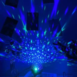 LED Projector Light Starry Moon Galaxy RGB Projection Lamp 5V USB Night Lights for Kids Present Christmas Gift Room Decorations