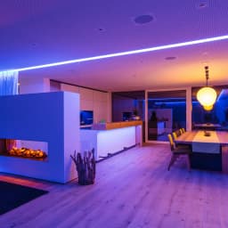 100FT Bedroom LED Strips Light, Color-hanging LED Strips Set, with 24-key Remote Control and Intelligent Application Control, RGB Music Synchronous Lighting, Suitable for Rooms, Home Decoration