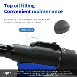 Lightweight Pneumatic Riveter Automatic Rivet Nut Gun M3 to M12 Hydraulic Industrial Quick Riveting Tool Upgraded RL-6312/RL-618