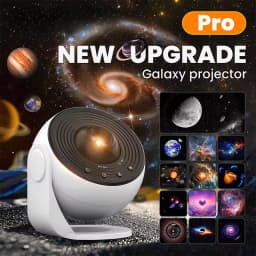 Upgrade13 in 1 Planetarium Galaxy Projector Pro,360°Rotation Galaxy Lamp with Bluetooth Speaker&Timing LED Lamp for Bedroom Gift