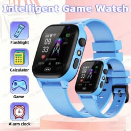 Children's Smartwatch Boy and Girl HD Call LED Flashlight SOS LBS Location Waterproof GPS Alarm Clock Step Count Smart Watch H10