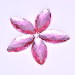 JUNAO 30*62mm Sew On Large Crystal AB Rhinestone Sewing Horse Eye Acrylic Stones Appliques Flat Back Strass Diamond