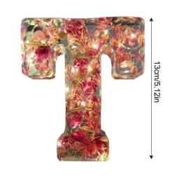 Dry Flower Letter Lamp Luminous Alphabet LED Light Decororation Night Light for Home Wedding Birthday Christmas Party Decoration