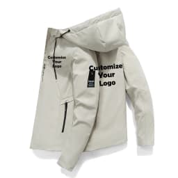 Customized New Fashion Men's Zipper Jacket and Coat Jacket and Outdoor Loading Casual Clothing Street Clothing