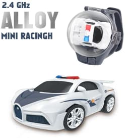 2.4G Children's Watch Remote Control Car Toy Novelty RC Car Toy Cartoon Portable USB Charging Watch Car Kid Birthday Gift