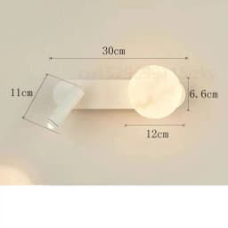 Wall Lamp Nordic Modern Black and White Minimalist Living Room Sofa Background Wall Decorative Lamp Light Luxury Bedroom Bedside
