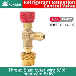 HS R410a R22 Refrigeration Tool Air conditioning Safety Valve Adapter Fitting Refrigeration Charging Copper Adapter For R410A