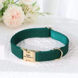 Personalized PU Leather Dog Collar Free Engraved Pet Collars Customized ID Name Necklace For Small Medium Large Dogs 9 Colors