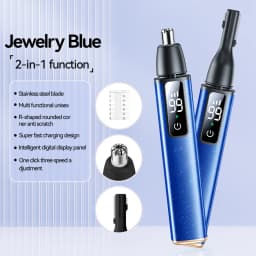 Electric Eyebrow Trimmer Type -c Charging Face Eyebrow Shaver Eye Brow Epilator Nose Hair Trimmer Security Painless Beauty