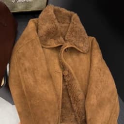 Unique Super Good Looking Women's Winter Thickened Lamb Fur Jacket Retro Khaki Color Integrated Leather And Fur Coat Casual S...