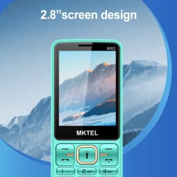 MKTEL M82 Feature Phone 2.4inch Display Dual Sim Dual Standby MTK6261M 1800mAh MP3/MP4/FM/Radio/Bluetooth/GPRS/GSM 850/900/1800/