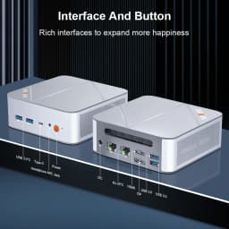 Ninkear L12 Pro Mini PC Intel Core i9-12900HK, 14 Cores 20 Threads, 16GB DDR4 RAM, 1TB SSD, Compact Desktop Computer for Home Office, Everyday Multitasking, Study, Web Browsing and Home Entertainment