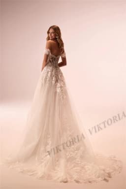 VIKTORIA Modern Off the Shoulder Wedding Dresses For Woman Bride Lace Appliques Vestidos De Casamento Personalized Customized