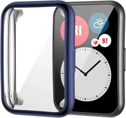 Plated Cover For Huawei Watch fit/fit 2 Case Smartwatch Accessories TPU Bumper All-Around Screen Protector Huawei fit2 watchcase