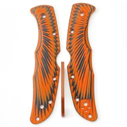1pair G10 Blade Handle Grips for Spider Endua 4 C10 Folding Knife Patch Material Spider Web Grips DIY Accessories