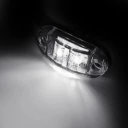 2PCS 12V 24V Truck Daytime Running lights DRL LED Lamps Warning Lights Side Marker Light LEDs Diode Light for Trailer