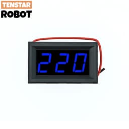 AC 70-500V 0.56" LED Digital Voltmeter Voltage Meter Volt Instrument Tool 2 Wires Red Green Blue Display 110V 220V DIY 0.56 Inch