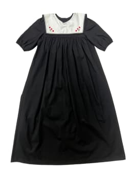 Ali Plus 2026 SS Sailor Maxi Kids Cotton Outfits Embroidery Removable White Collar Girls Boys Matching Clothes