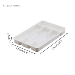 E8BD Kitchen Tools Drawer Organizer Tray Spoon Forks Cutlery Separation Finishing Rack Storage Box