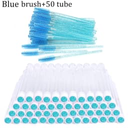 100pcs Diamond Eyebrow Brush Tube Empty Reusable Lash Mascara Wand Case Replaceable Crystal Eyelash Brush Dust-proof Makeup Tool