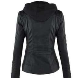 Faux Leather Jacket Women 2026 Basic Jacket Coat Female Winter Motorcycle Jacket PU Leather Zipper Hoodies Outerwear Chaqueta