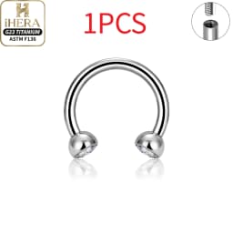 1/5PC G23 Titanium Nose Rings Piercings Lip Eyebrow Ear Septum Helix Cartilage Septum Body Jewelry Piercing Labret Nariz C Rod