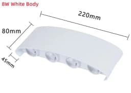LED Wall Lamp Waterproof IP65 Aluminium Interior Wall Light For Bedroom Living Room Corridor Indoor Outdoor Lighting