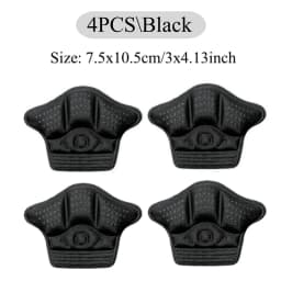 8pcs Heel Protector for Shoes Heel Stickers Inserts Insoles Anti Pain Sneakers Heel Pads Pain Relief Feet Pad Shoe Size Reducer