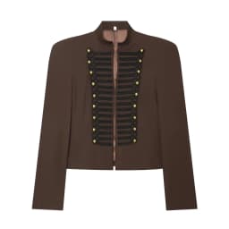 TFAFXY 2026 Spring Women Casual Jacket Thin Sleeve Patchwork Short Coat Female Holiday High Street Crop Top