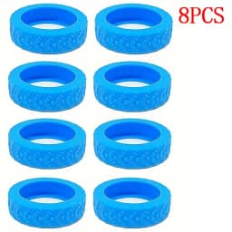 8PCS Luggage Wheels Protector Silicone Wheels Caster Shoes Travel Luggage Suitcase Reduce Noise Wheels Guard Cover Accessories